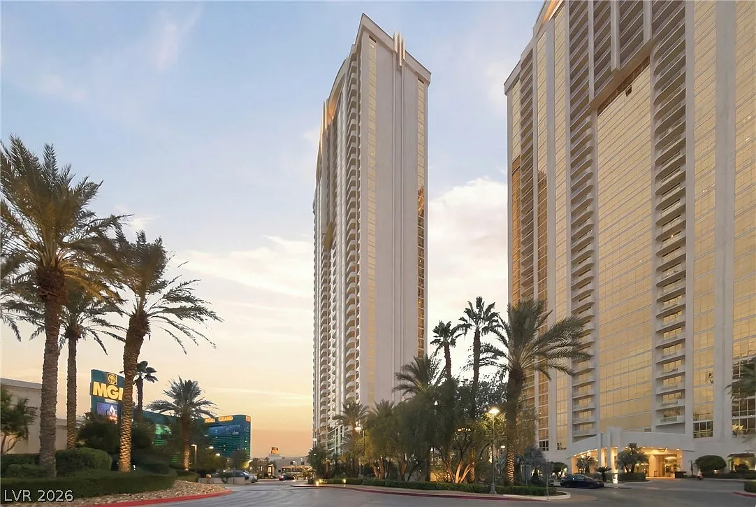 MGM Signature Residences towers exterior in Las Vegas
