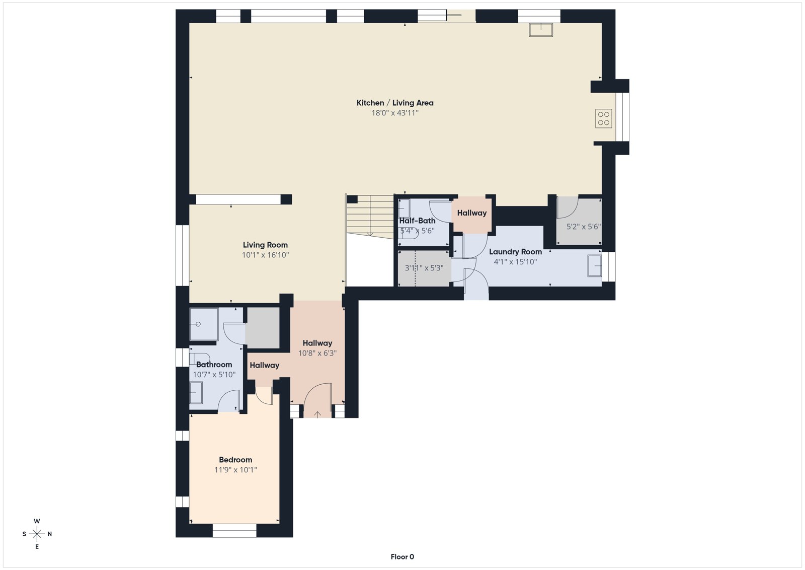 8603 Hallcrest Ct main floor plan